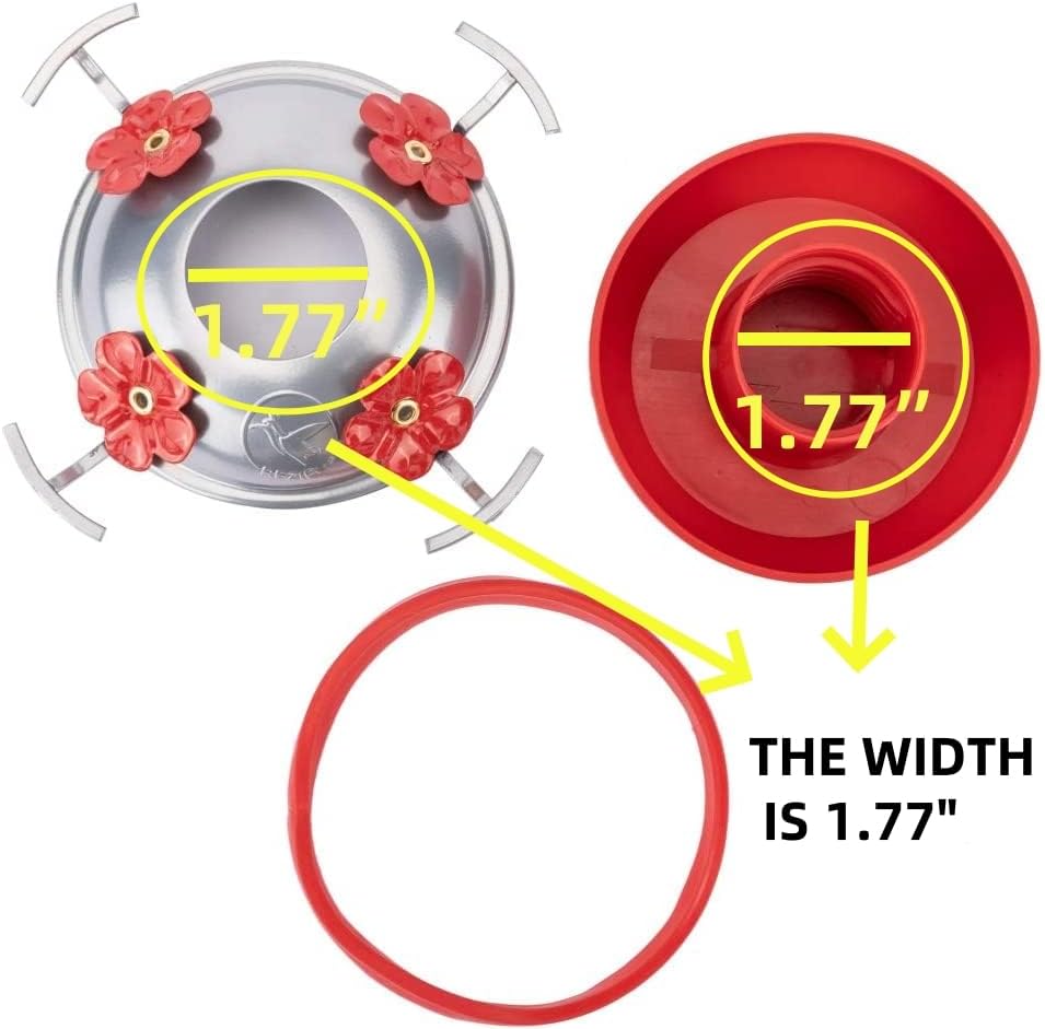 REZIPO Hummingbird Feeder Bottom Base Replacement Accessory