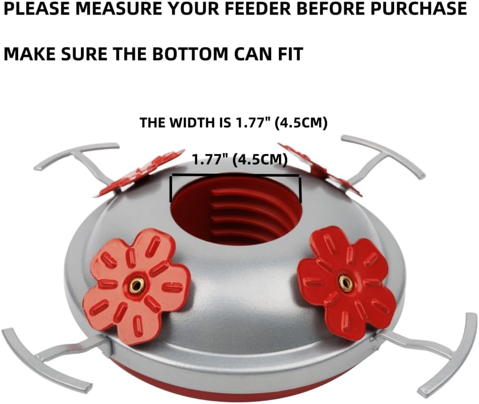 Hummingbird Feeder Base Replacement Parts Set Includes Hummingbird Fee