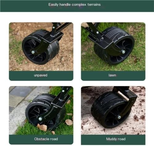 Portable Camping Cart,Portable Beach Trolley Cart with Brakes and Wide Wheels for Camping and Outdoor Activities