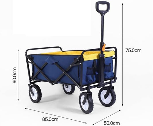 HBJWOV Folding Trolley Garden Supplies Outdoor Garden Carts Camping Fo