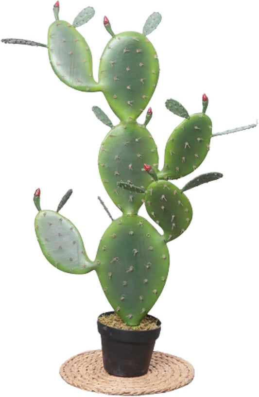 Faux Plants Outdoor Beautiful Fake Plant Tall Fake Cactus Plants in Ce