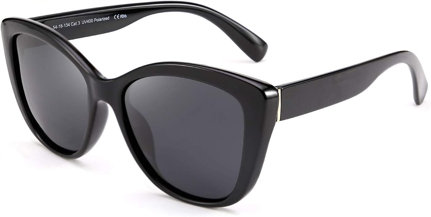 FEISEDY Polarized Vintage Sunglasses American Womens Square Jackie O C