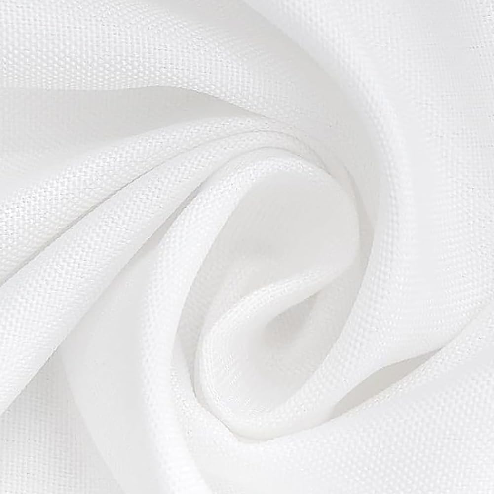 10 Pack White Table Cloth Rectangle Table 60 x 102 Inch Tablecloths fo