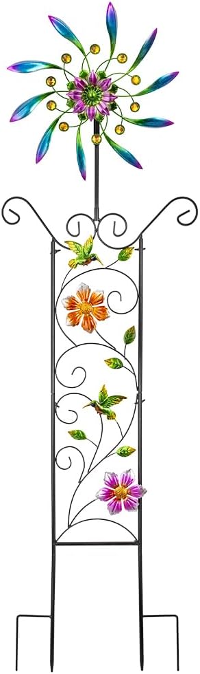 DREAMYSOUL Wind Spinner Outdoor, Wind Sculpture & Weathervane with Dec