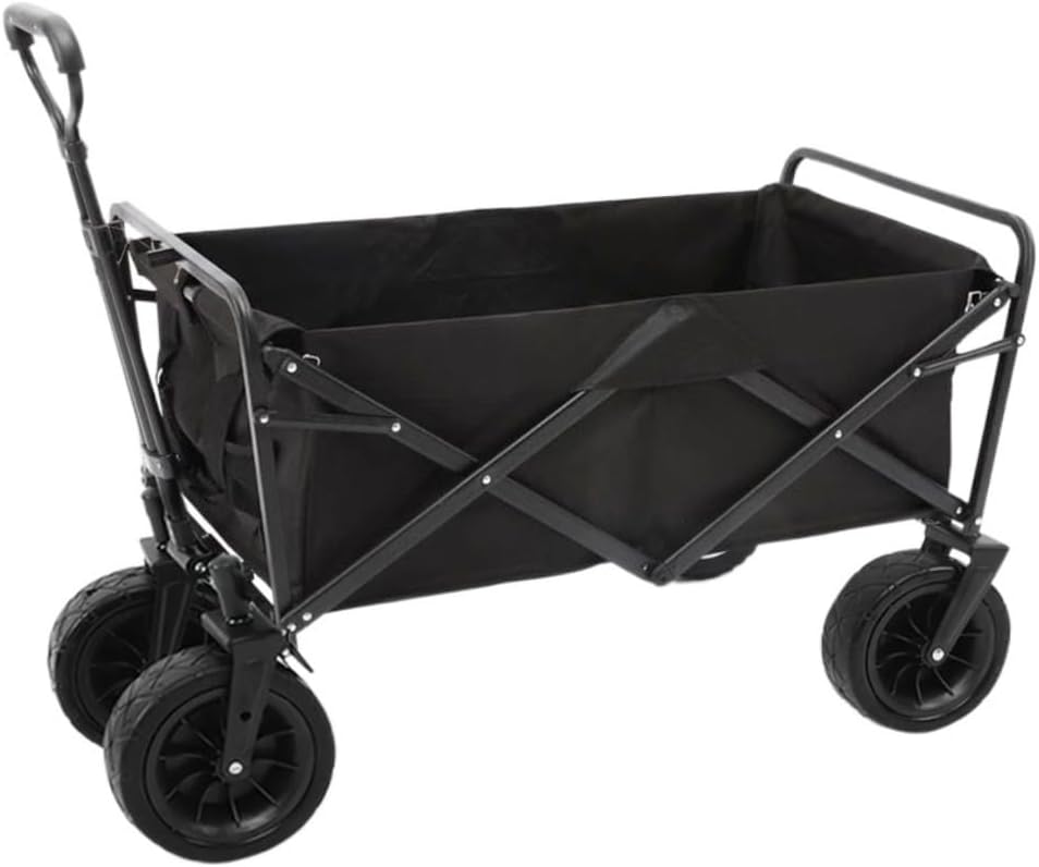 Collapsible Wagon Cart with Wheels Foldable Folding Wagons Carts Silen