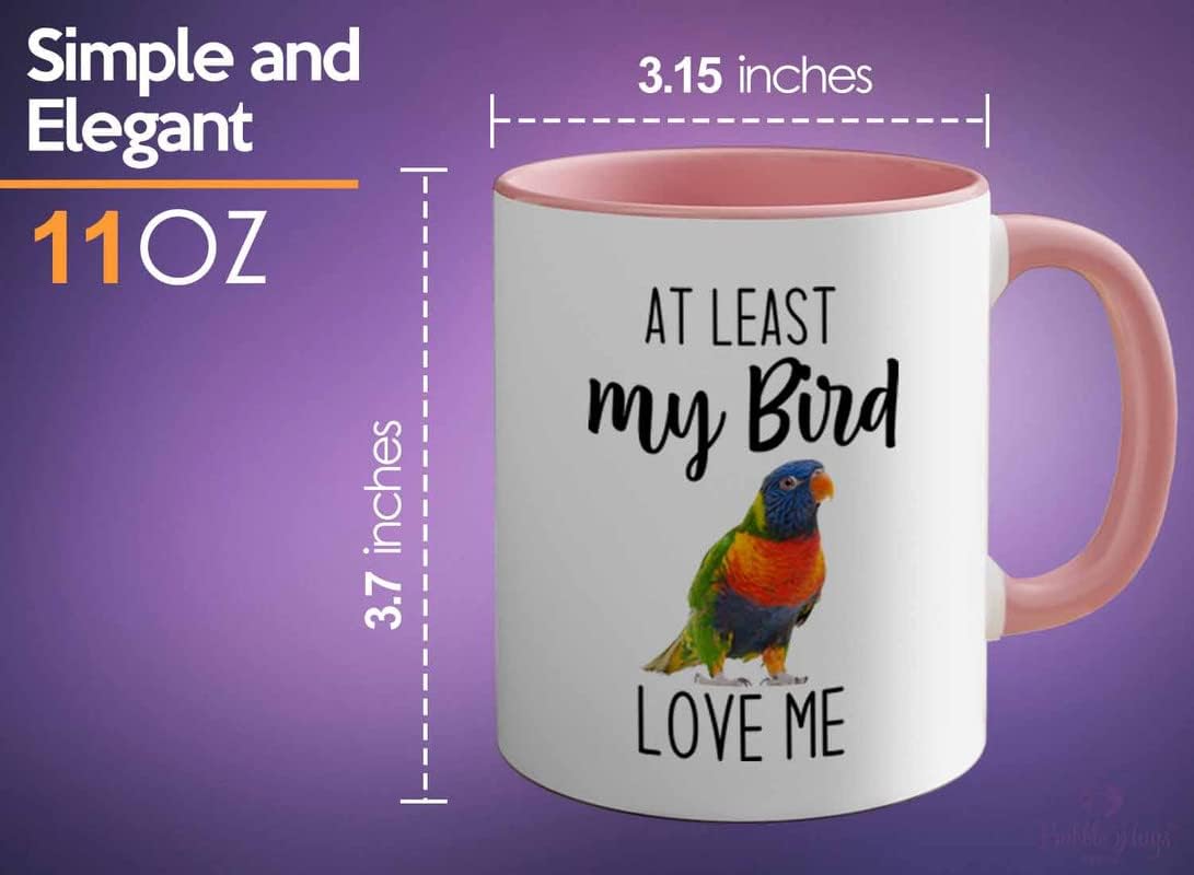 Bird Lover Two Tone Pink Edition 11oz - Bird Loves me - Hummingbird Ne