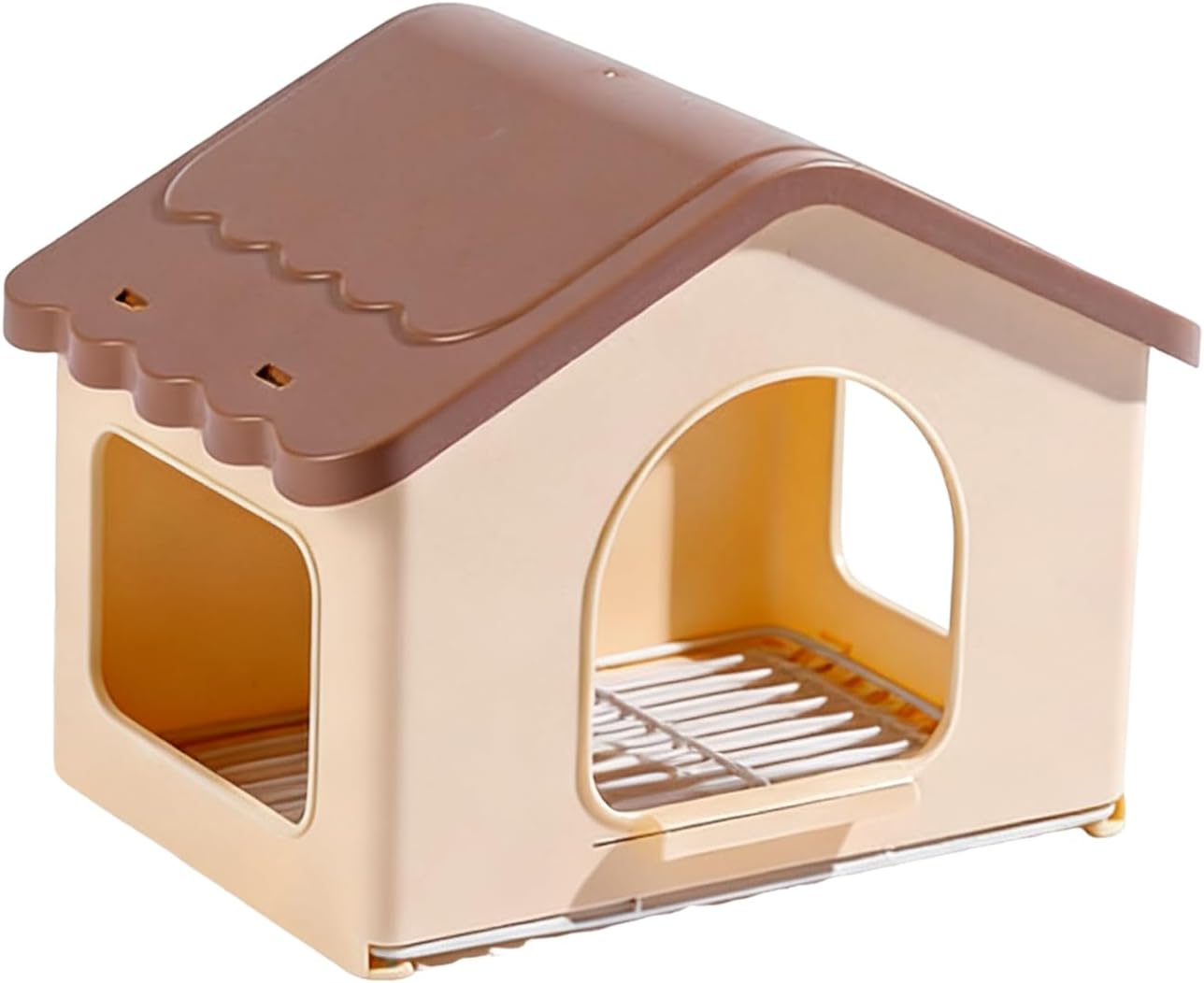 Small Bird Nest House, Retractable Comfort Pet Supply with Padded Interior, Warm Main Feature, Indoor Aviary Accessory with Usage for Breeding Sleeping Resting Hiding Feeding Winter Cage Decoration