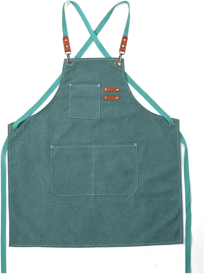 Kids Apron for Girls and Boys Heavy Duty Apron with Pockets and Adjust