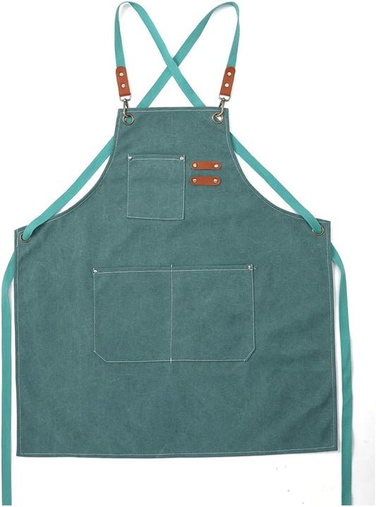 Kids Apron for Girls and Boys Heavy Duty Apron with Pockets and Adjust