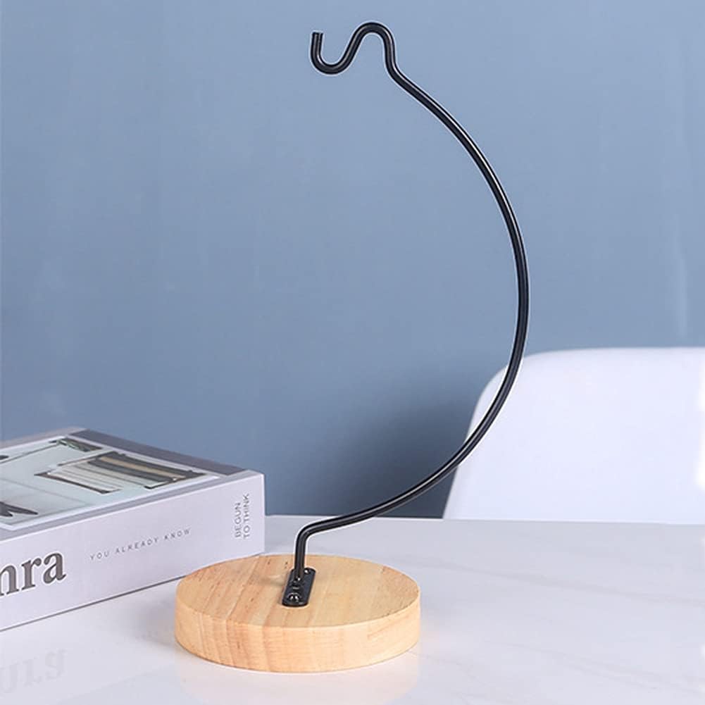 YY YEARCHY Semicircular Ornament Display Stand Aesthetic Air Plants Holder Terrariums Hanging Planter Stand Art Iron Wire Hanging Pot Hook for Home Decor Ornaments Glass Globe Witch Ball