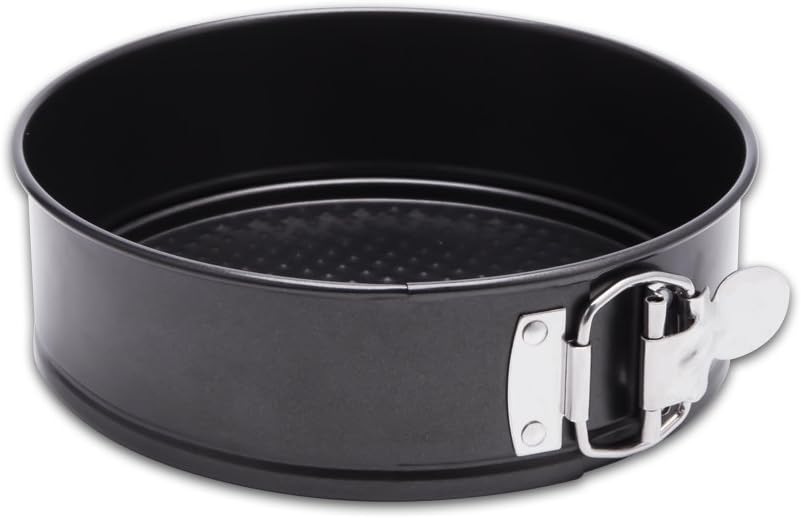 HIWARE 9 Inch Non-stick Cheesecake Pan Springform Pan with Removable B