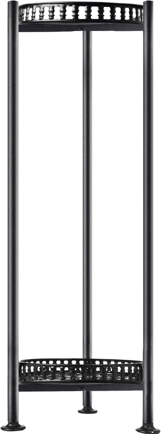 Plant Stand Indoor Outdoor, 30'' Tall Plant Stands, 2 Tier Metal Plant