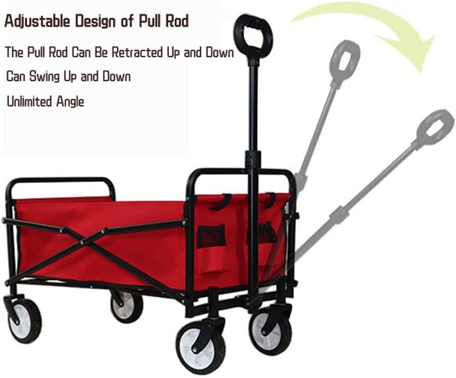 JSEIAJB Outdoor Camping Camping Picnic Stall Folding Trailer Stall Sma