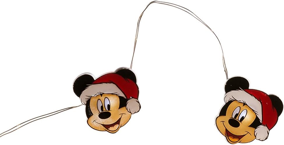 Kurt Adler Battery Operated 20L Mickey Mouse LED Fairy Light Set in PDQ