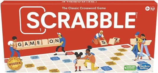 Hasbro Gaming Scrabble Board Game, Classic Word Games for Kids Ages 8 