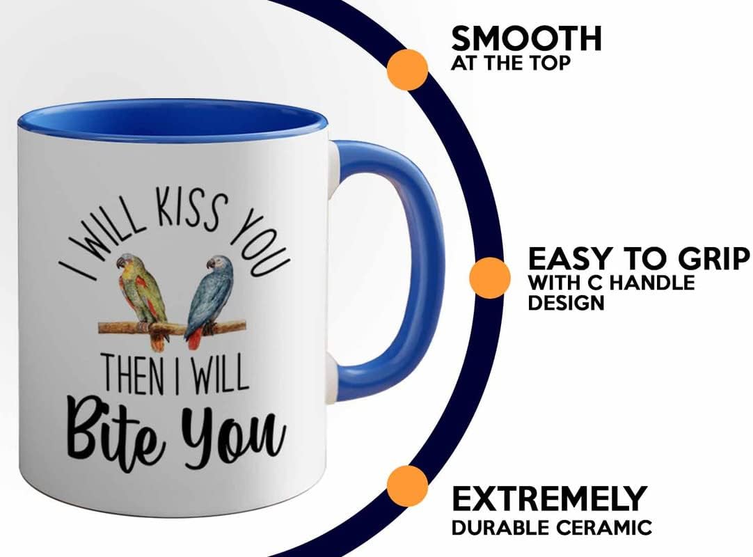 Bird Lover Two Tone Blue Edition 11oz - Kiss Then bite You - Hummingbi