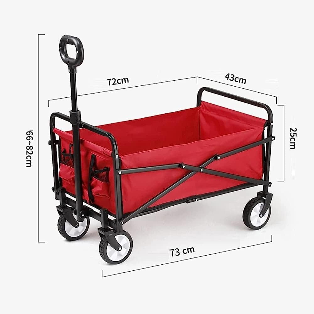 Handcart, Trolley Folding Garden Wagon Trolley,Outdoor Camping Cart,Th