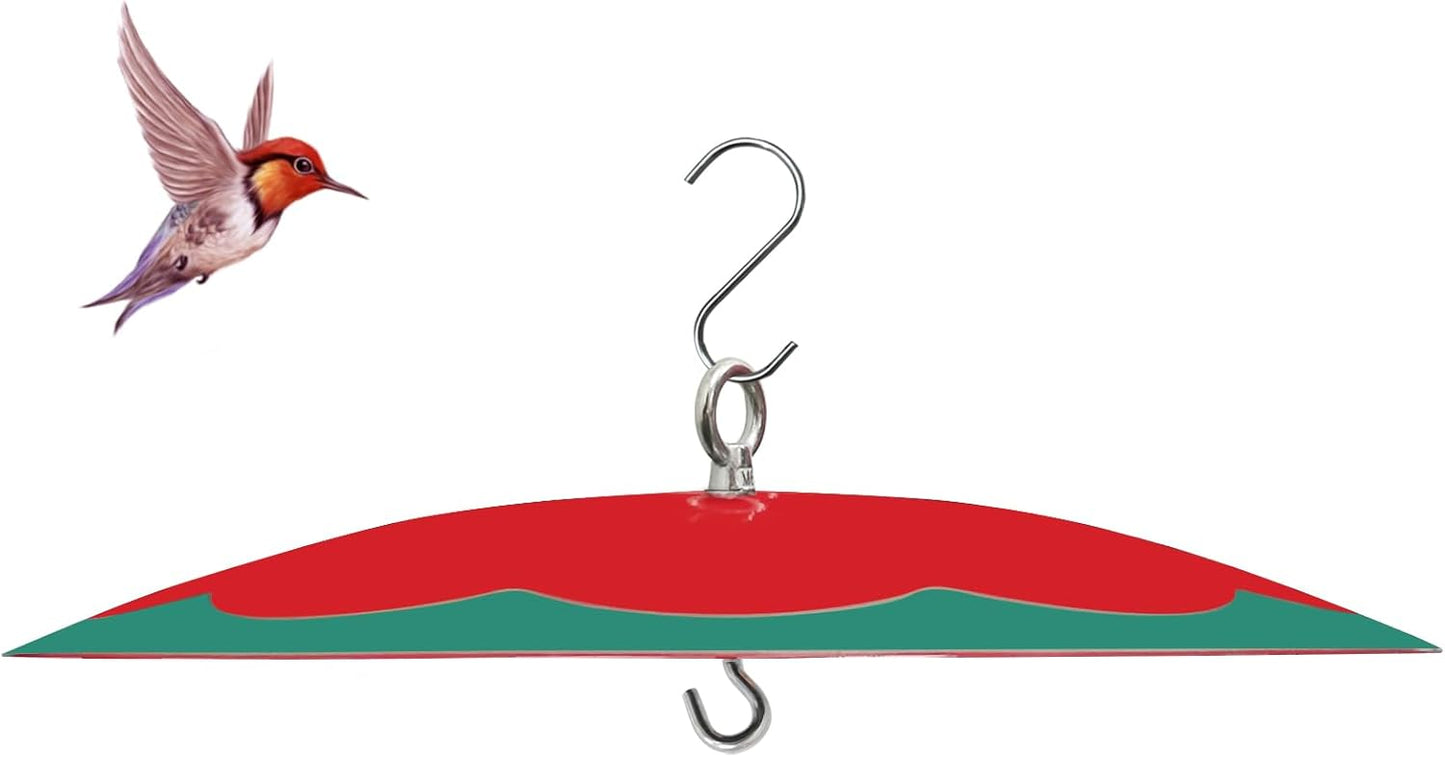 Metal 13" Bird Feeder Baffle for Outdoor Handing Rain Guard for Hummingbird Feeder and House ((1pack))