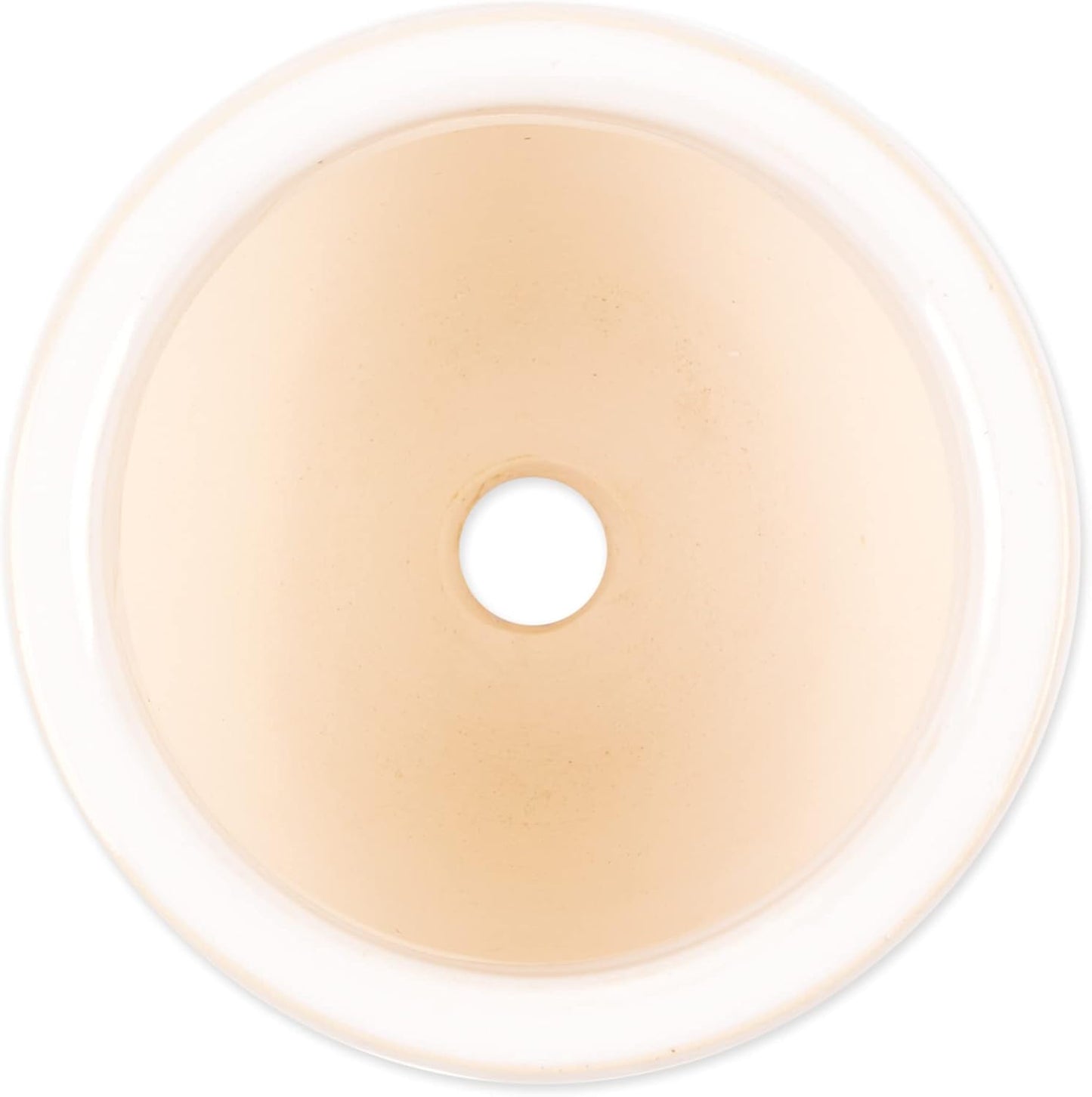DII Ceramic Planter Collection Herb Pot Set, Cream Round, 13x75x4.5x4