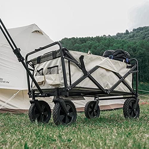 Portable Camping Cart,Camping Wagon, Folding Garden Cart, Shopping Tro