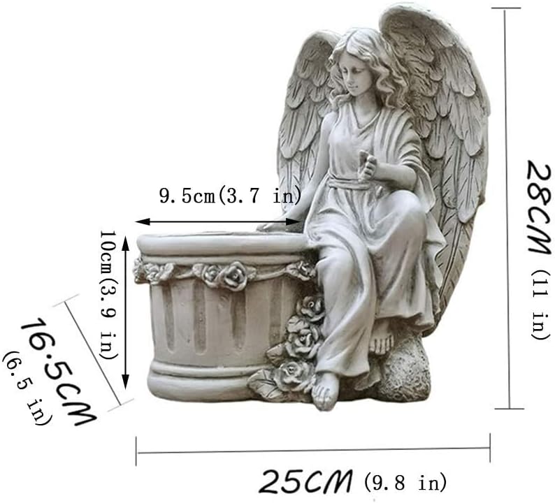 Planter Flowerpot Planter Pots Unique Plant Pots Resin Planter Angel P