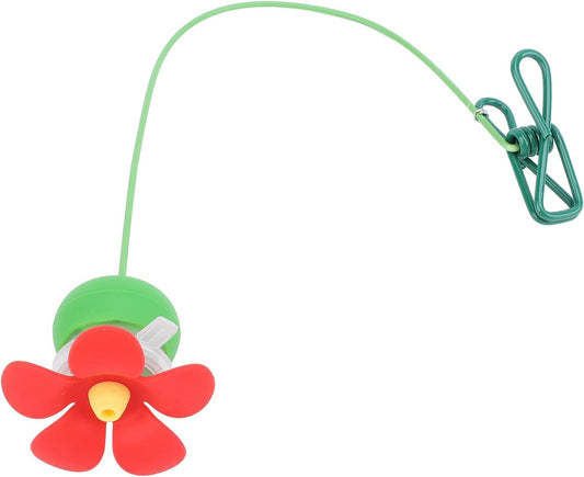 Pilipane Hat Hummingbird Feeder Cute Flower Flexible Stem Close Up Vie