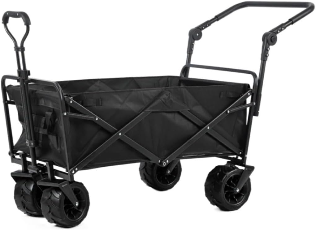 Folding Wagon Cart Beach Wagon Grocery Wagon Folding Utility Wagon Han