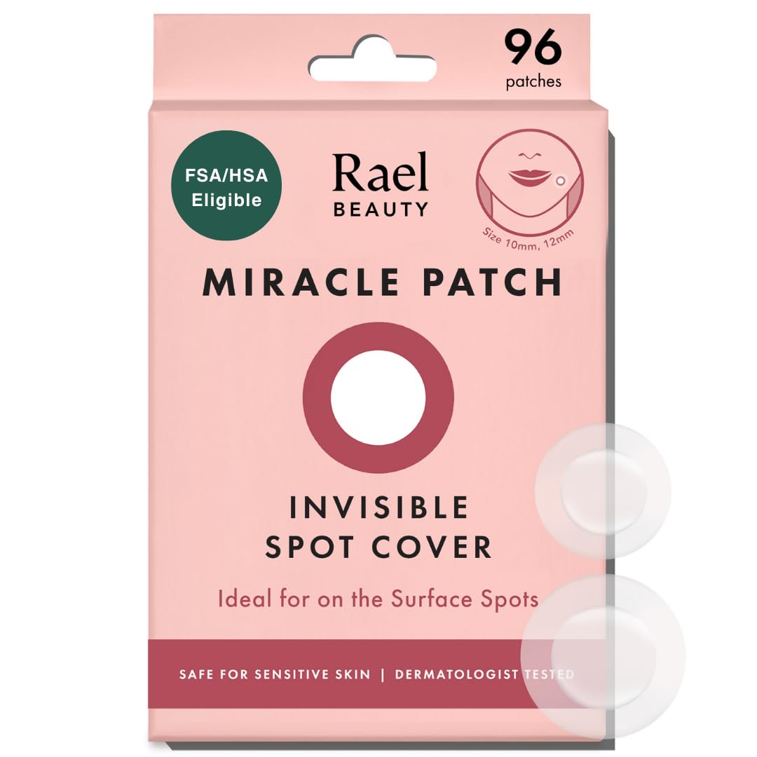 Rael Pimple Patches, Miracle Invisible Spot Cover - Hydrocolloid Acne 
