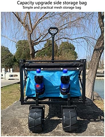 Collapsible Wagon Cart with Wheels Foldable Folding Wagons Carts Silen