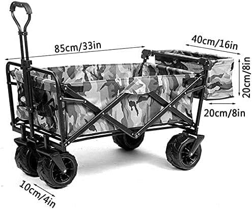 Portable Camping Cart,Outdoor Folding Utility Wagon Outdoor Garden Uti