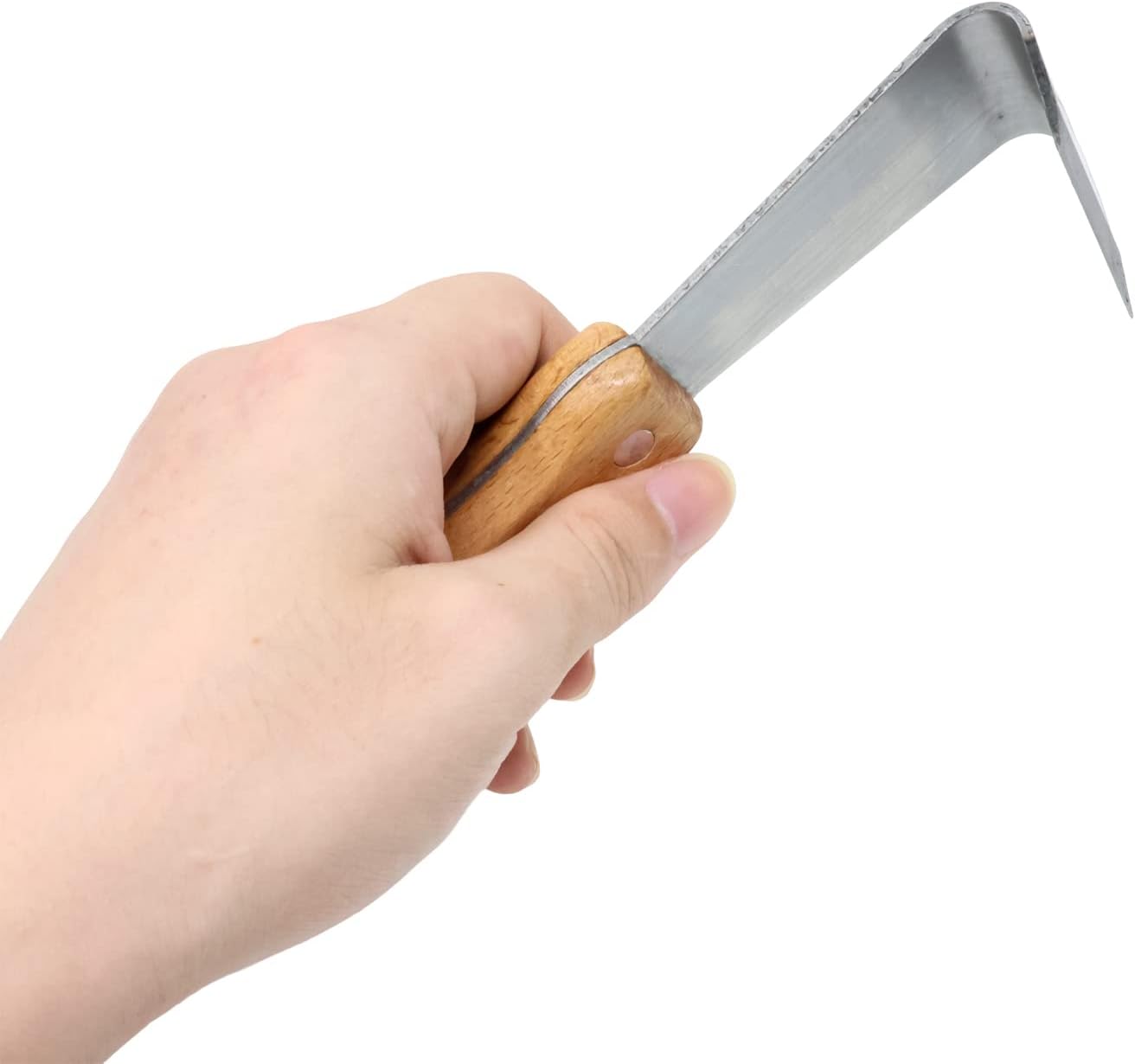 Honbay 1PCS Bark Removal Tool Log Peeler Tool Small Bark Stripping Tool with Wood Handle for Patio Lawn Yard Tree Debarking and Cutting