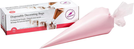 Keenpioneer Piping Bag - Disposable Cake Decorating Bag, Pastry Bag 56