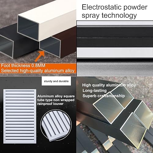 Outdoor Mini Split Air Conditioner Cover - Aluminum Heat Pump Protection, Noise Reduction, Durable Weatherproof Design, Versatile Plant Stand for Outside Units