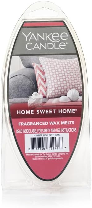 Yankee Candle Home Sweet Home Wax Melts 6 Count (Pack of 3) Ideal for Use in All Wax Warmers Perfect for DIY Candle Making
