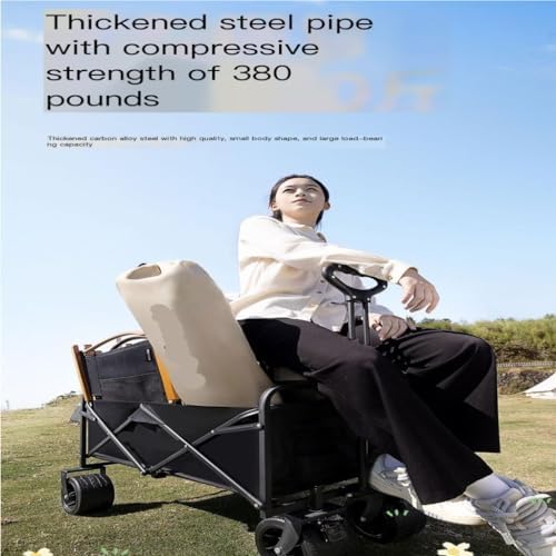 Portable Camping Cart,Portable Beach Trolley Cart for Outdoor Camping 