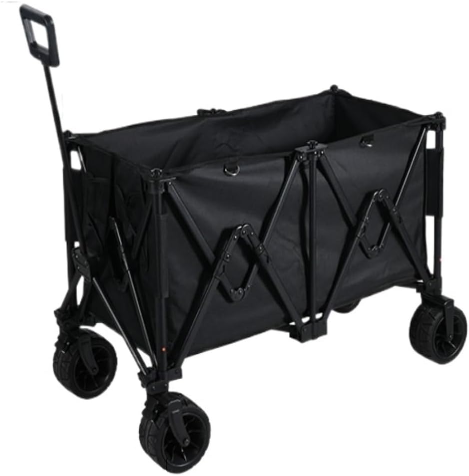 Portable Camping Cart,Outdoor Folding Aluminum Alloy Beach Trolley Car
