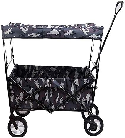 Trolleys, Foldiheavy Duty Wagon with Removable Canopy Trolley Utility 