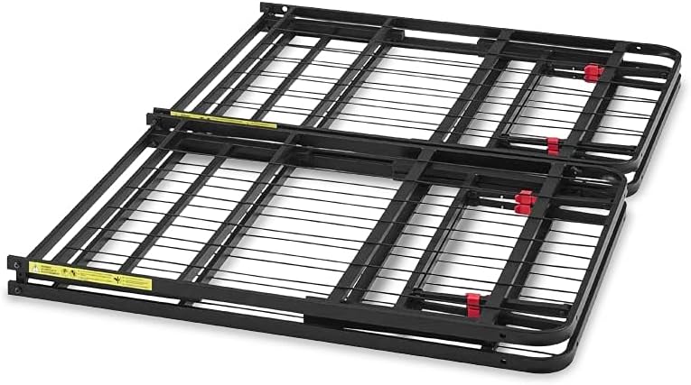 Amazon Basics Bed Frame with Storage, Foldable Metal Platform, Sturdy 