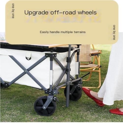 Portable Camping Cart,Portable Foldable Beach Camping Shopping Cart Outdoor Picnic Tool Trolley Cart