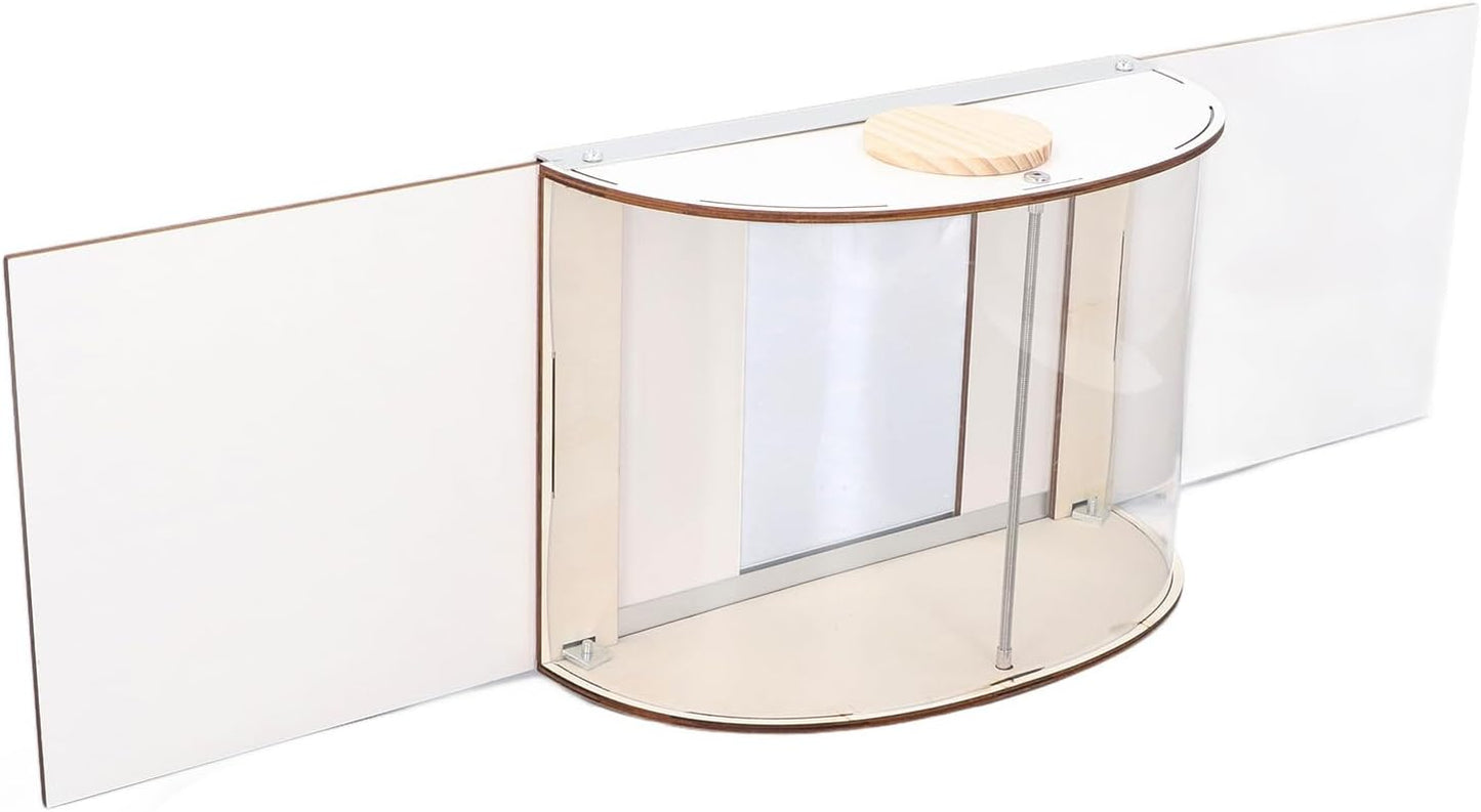Niiyen Window Bird Feeder, 180° Clear Bird Feeder Cage Accessories for