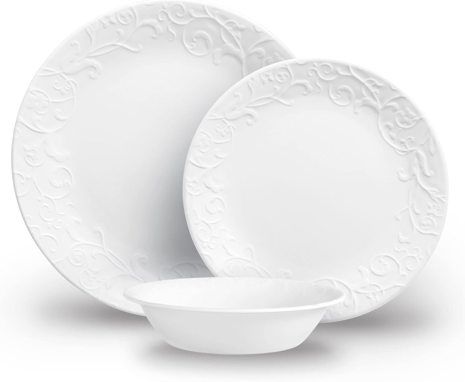 Corelle 12pc Bella Faenza Dinnerware Set for 4 - 3X More Durable Glass