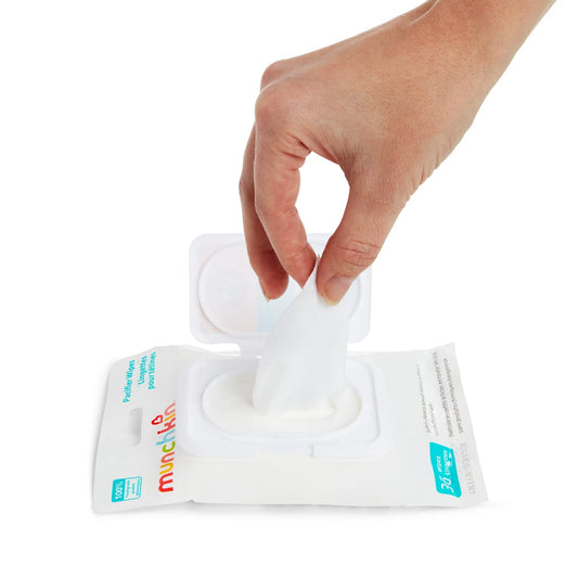 Munchkin Arm & Hammer Pacifier Wipes - Safely Cleans Breast Pump Parts
