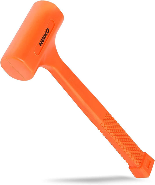 NEIKO 02847A 2 LB Dead Blow Hammer, Neon Orange | Unibody Molded | Che