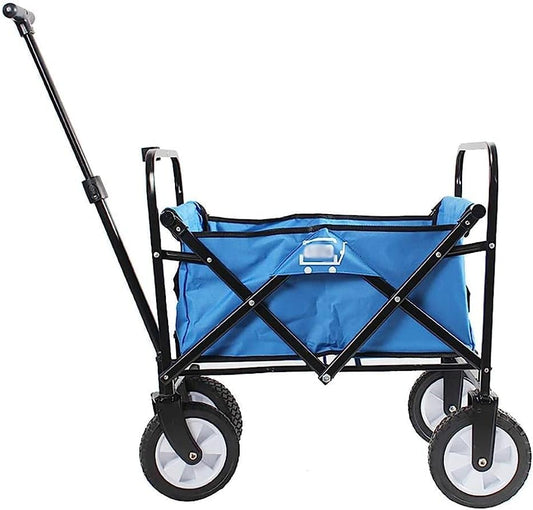 Handcart, Household Folding Garden Trolley Cart Heavy Duty Wagon Multi