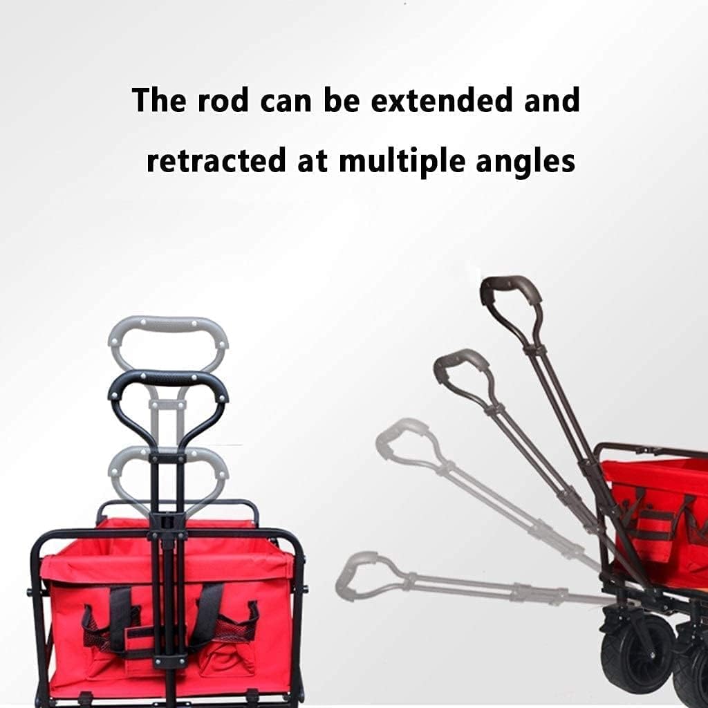 Portable Camping Cart,Outdoor Folding Utility Wagon l Portable Transpo