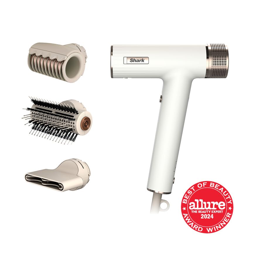 Shark Hair Dryer | SpeedStyle | No Heat Damage Hair Styling Tool | 3 S