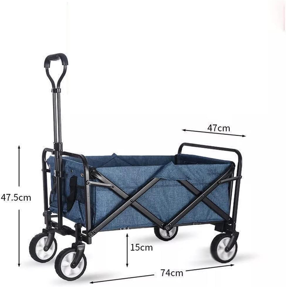 Portable Garden Carts Leisure Camping Wagon Beach Cart Folding Cart wi