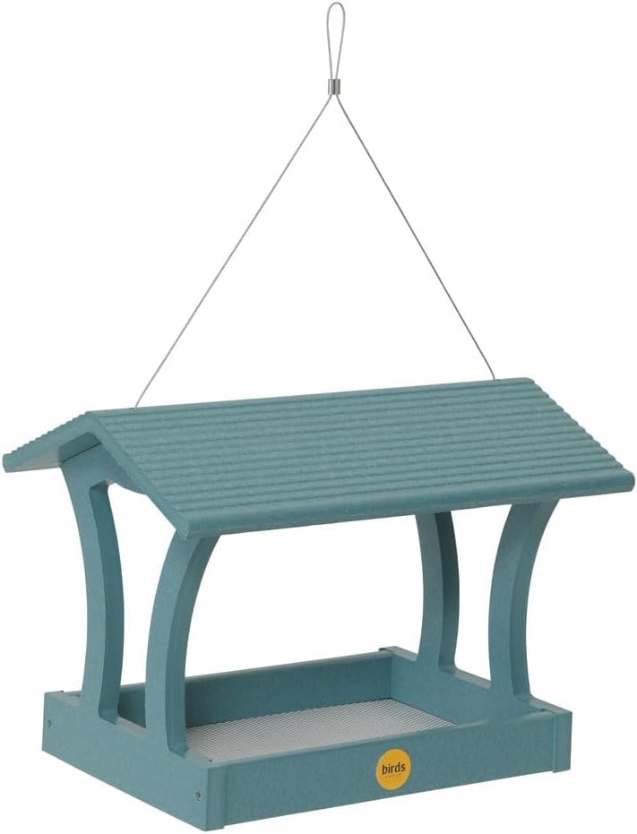 Birds Choice Fly-Thru Bird Feeder Recycled Plastic Hanging Bird Feeder