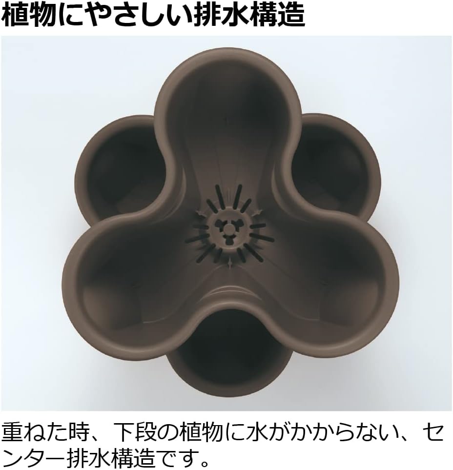 Richell Harberry Pot Type 52 N Dark Brown