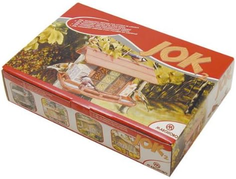 Marchioro Jok 2 Sheltered Feeder for Wild Birds, 9 inches